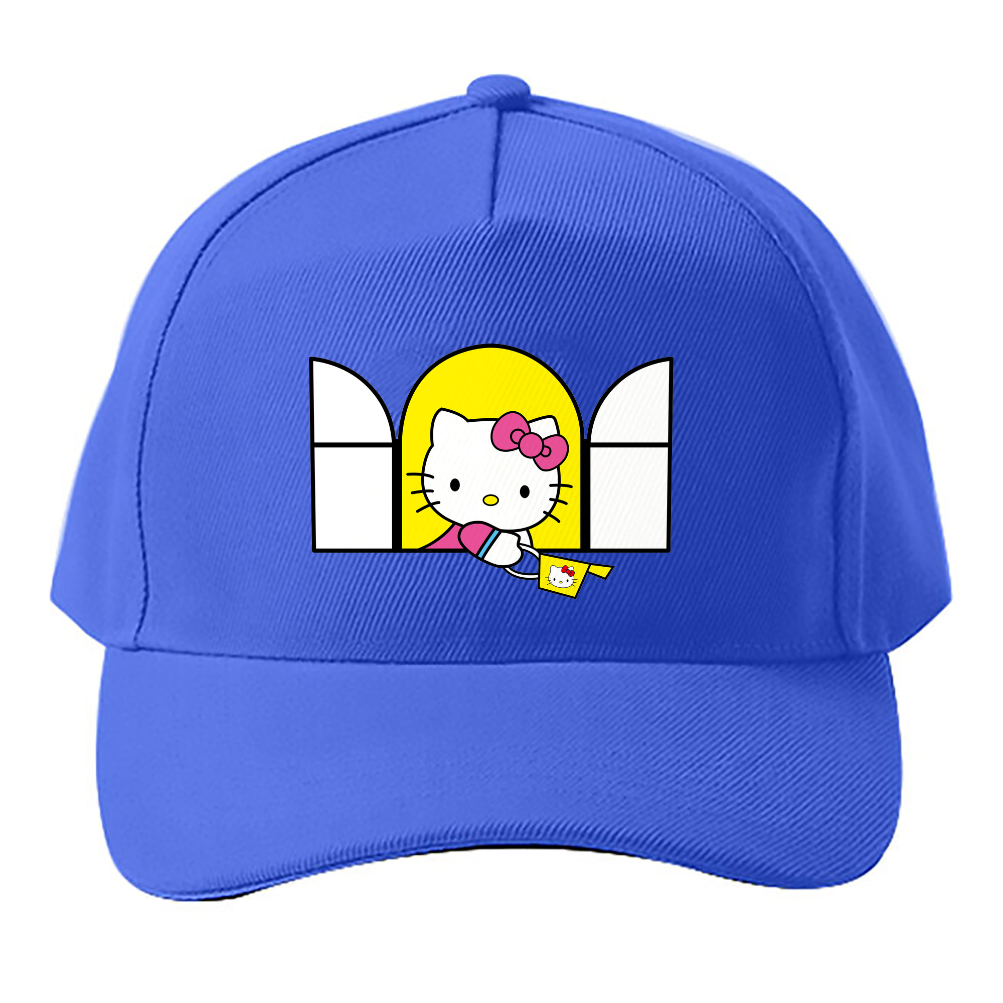 （画像用） Hello Kitty ハローキティ ベースボールキャップ 綿100％ 男女兼用 帽子 スポーツ